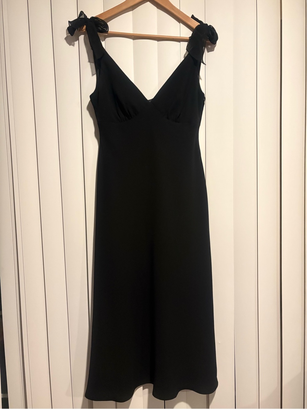 Diane Von Furstenberg Black Silk Cowl-Neck Slip Dress